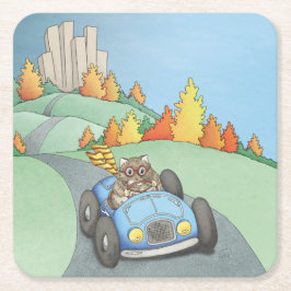 ハムスターウィークエークエア紙コースター スクエアペーパーコースター