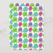 ハムスターカラフルお尻パターン シーズンカード (正面/裏面)