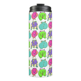 ハムスターカラフルお尻パターン タンブラー