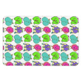 ハムスターカラフルお尻パターン マグネット (横)