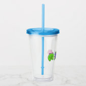 ハムスターカラフルお尻 アクリルタンブラー (右)