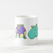 ハムスターカラフルお尻 コーヒーマグカップ (中央)