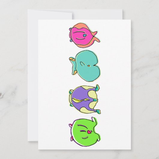 ハムスターカラフルお尻 シーズンカード (正面)