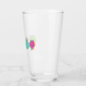 ハムスターカラフルお尻 タンブラーグラス (左)
