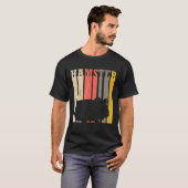ハムスターカラフルデザインハムスター Tシャツ (正面フル)