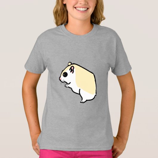 ハムスターキッズハムスターハーフTシャツ Tシャツ (正面)
