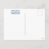 ハムスタークリスマスストッキングフォトコラージュ シーズンポストカード (裏面)