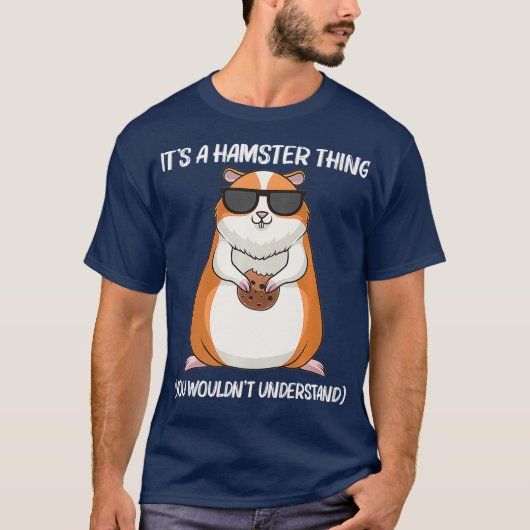 ハムスタークールギフト女子男性へシリア矮星_16 Tシャツ (正面)