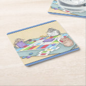 ハムスターゲーム スクエアペーパーコースター (アングル)