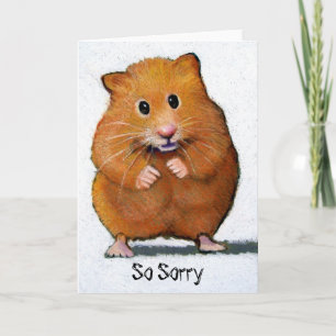 ハムスタースケッチ:So Sorly Card カード
