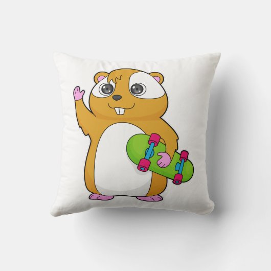 ハムスタースケーターのスケートボード クッション (裏面)