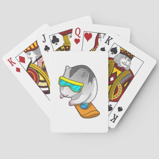 ハムスタースノーボードスノーボード トランプ (裏面)