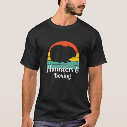 ハムスターズとボクシングボクサー Tシャツ (正面)