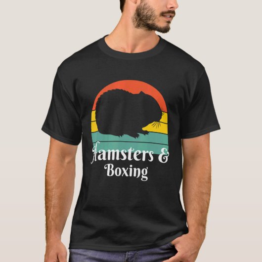 ハムスターズとボクシングボクサー Tシャツ (正面)