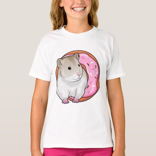 ハムスタードーナツ Tシャツ (正面)