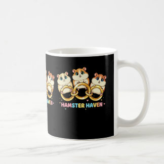ハムスターハブン かわいいリングデザイン コーヒーマグカップ