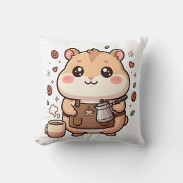 ハムスターバリスタスローピロー クッション