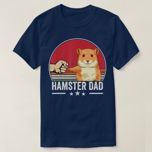 ハムスターパパ衣装かわいいハムスターオーナーアクセサリー Tシャツ (デザイン正面)