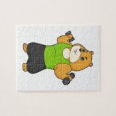 ハムスターフィットネスダンベル ジグソーパズル (横)