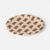 ハムスタープリント ペーパープレート (アングル)