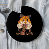ハムスターホイールを破壊する 缶バッジ (インサイチュ)