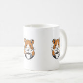 ハムスターマグカップ、誕生日、ギフト コーヒーマグカップ (正面右)