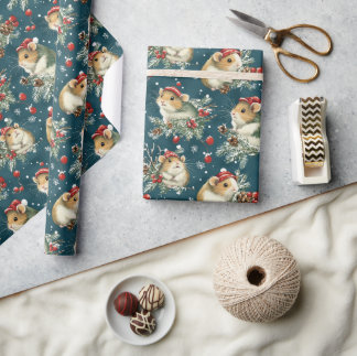 ハムスターラッピング紙 ラッピングペーパー