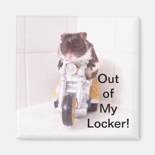 ハムスターロッカー磁石 マグネット (正面)