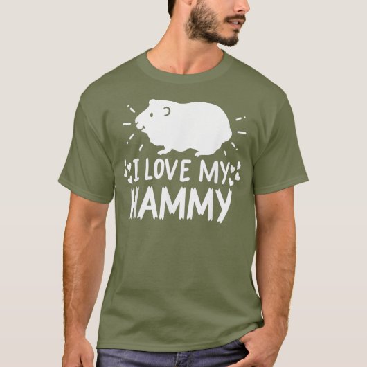 ハムスターローデントキャヴィペット Tシャツ (正面)