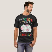 ハムスター動物愛好家Tシャツ ハムスターが好きなだけの女の子 Tシャツ (正面フル)