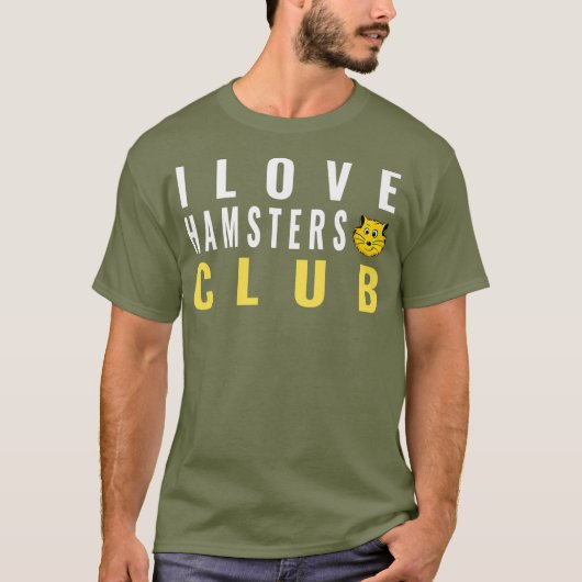 ハムスター大好きクラブ ペット ハムスタープレミアム Tシャツ (正面)