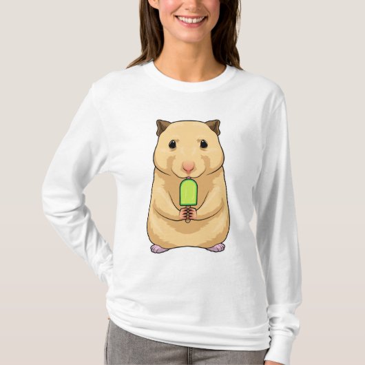 ハムスター小柱 Tシャツ (正面)