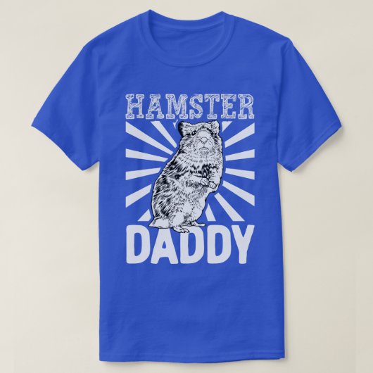 ハムスター恋人ハムスターパパ Tシャツ (デザイン正面)