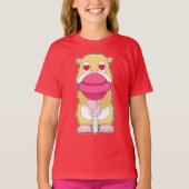 ハムスター棒つきキャンデー Tシャツ (正面)