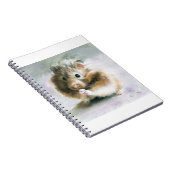 ハムスター油絵 ノートブック (右側)