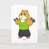 ハムスター用ダンベル カード (裏面)