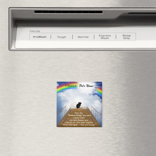 ハムスター用レインボーブリッジ記念詩 マグネット (インサイチュ (食洗機))