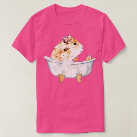 ハムスター絵を描トイレ2 Tシャツ (デザイン正面)