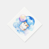 ハムスター誕生日 スタンダードカクテルナプキン (角)