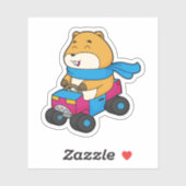 ハムスター車 シール (シート)