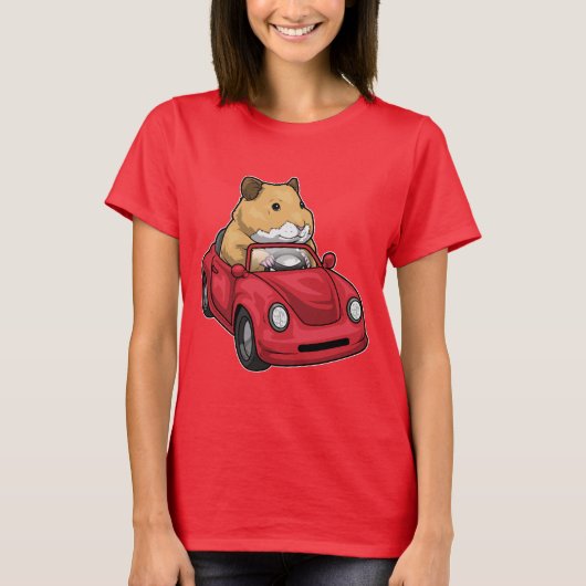 ハムスター車 Tシャツ (正面)