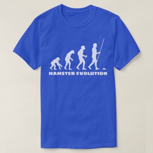 ハムスター進化 Tシャツ (デザイン正面)