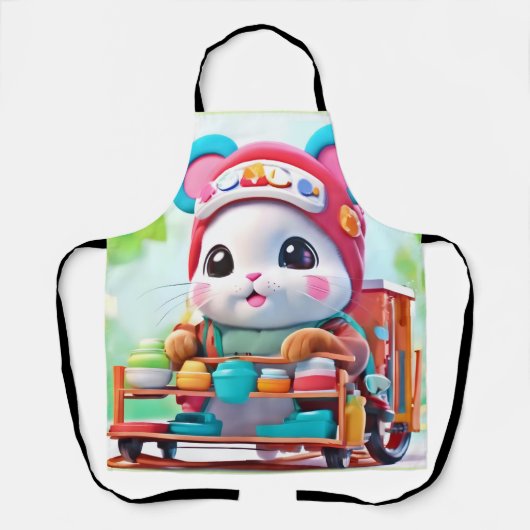 ハムスター配信ヒーロー エプロン (正面)