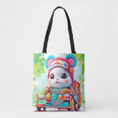 ハムスター配信ヒーロー トートバッグ (正面)