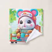 ハムスター配信ヒーロー バスタオルセット (ウォッシュタオル)