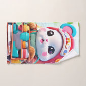 ハムスター配信ヒーロー バスタオルセット (ハンドタオル)