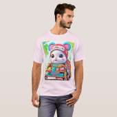 ハムスター配信ヒーロー Tシャツ (正面フル)