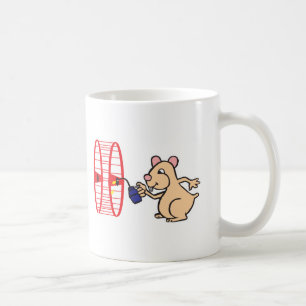 ハムスター間抜けの給油輪 コーヒーマグカップ