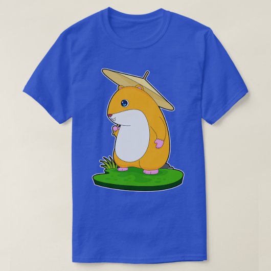 ハムスター雨傘 Tシャツ (デザイン正面)