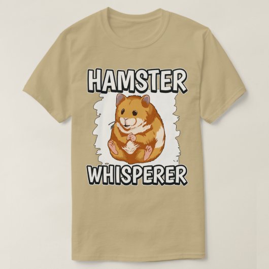 ハムスター・ウィスパー Tシャツ (デザイン正面)
